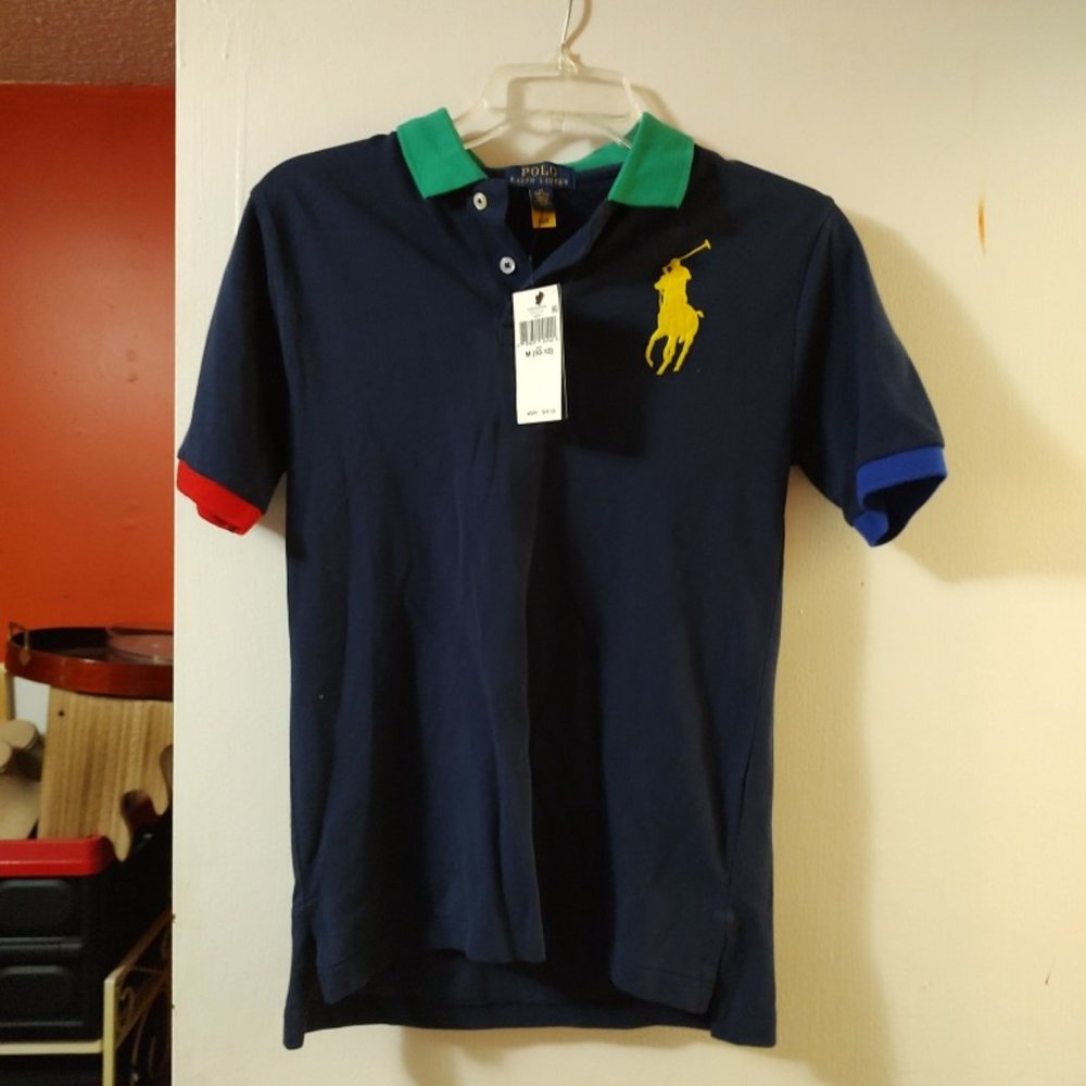 Ralph Lauren Polo shirt NWT MEDIUM 10/12